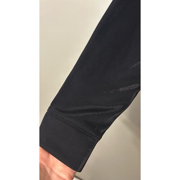 Under Armour Fleece Mirage Mock Neck Pullover Sweatshirt Black Shimmer Women XL - Picture 5 of 7